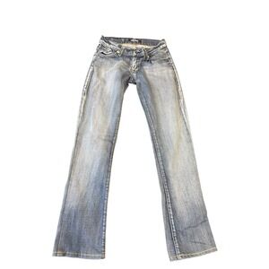 Rock & Republic Womens Jeans Size 24 Embellished Pockets Bootcut Denim